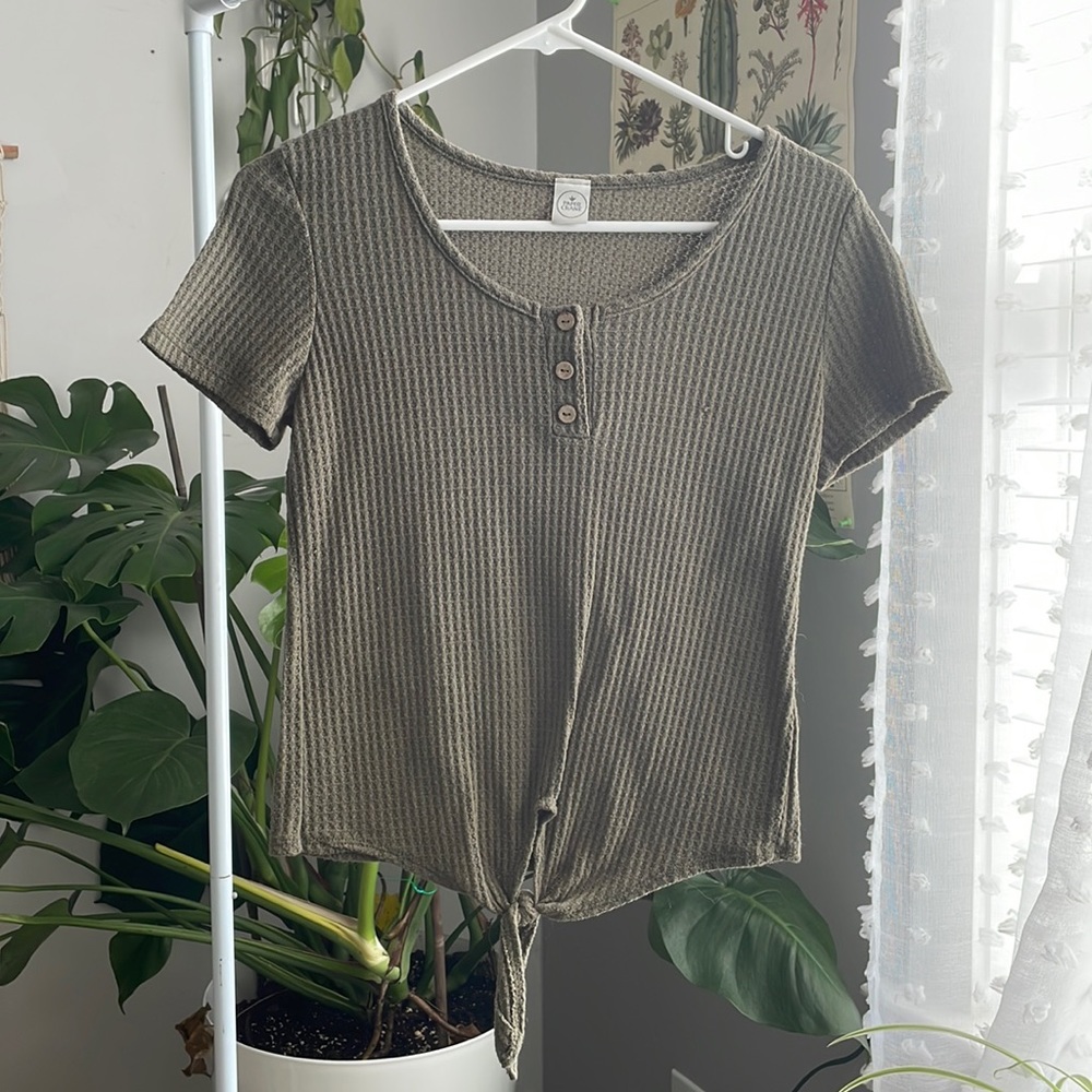Olive Green Top